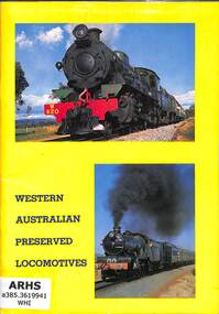 Book, Whiteford, David, Western Australian Perserved Locomotives