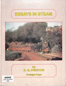 Book, Preston, R.G, Essays In Steam, 1995