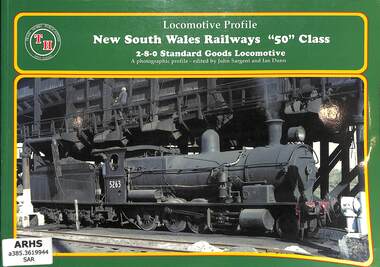 Book, Sargent, John, Locomotive Profile New South Wales Railways "50" class, 1999