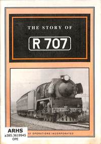 Booklet, 707 Operations Incorporated, The Story of R707, 1992