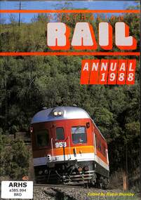 Book, Bromby, Robin, Australian Rail Annual 1988, 1988