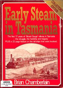 Book, Chamberlain, Brian, Early Steam in Tasmania, 1987