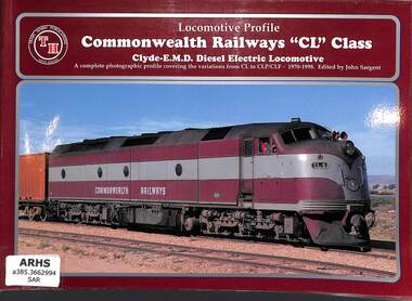 Book, Sargent, John, Locomotive Profile: Commonwealth Railways CL class, 1998