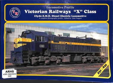 Book, Train Hobby Publications, Locomotive Profile Victorian Railways X Class X31-X44, 1999
