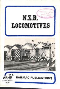 Booklet, McNicol, Steve, N.Z.R. Locomotives, 1981
