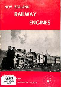 Book, McGavin, T.A, New Zealand Railway Engines, 1953