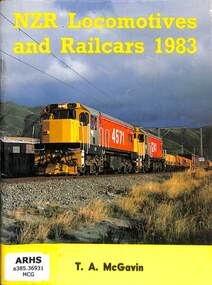 Book, McGavin, T.A, NZR Locomotives and Railcars: 1983, 1983