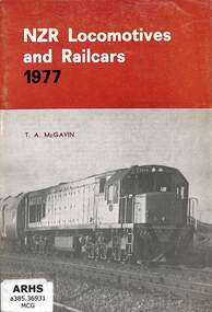 Book, McGavin, T.A, NZR Locomotives and Railcars 1977, 1977