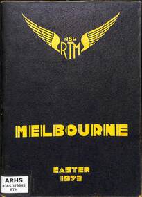 Book, The New South Wales Rail Transport Museum, Melbourne Easter 1973, 1973
