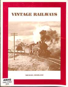 Book, Sharland, Michael, Vintage Railways, 1983