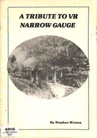 Book, Watson, Stephen, A Tribute to VR Narrow Gauge