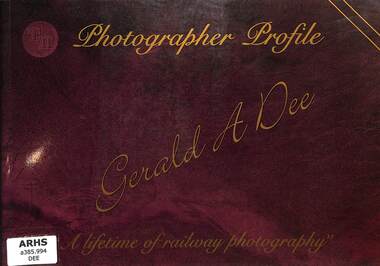 Book, Sargent, John, Photographer Profile Gerald Dee, 1998