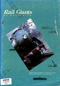 Book, St. John, Trevor et al, Rail Giants of Australia, 1988