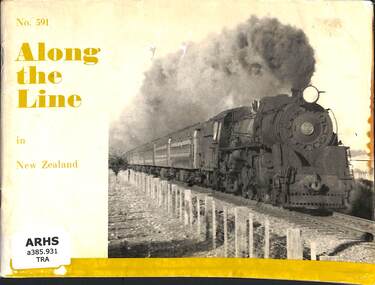 Book, Traction Publications, Along The Line in New Zealand, 1972