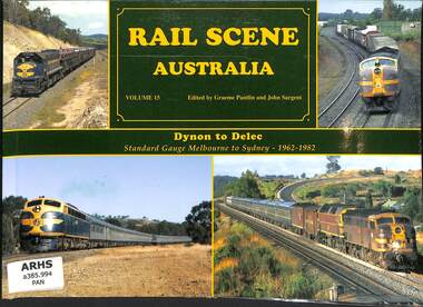 Book, Sargent, John, Rail Scene Australia Dynon to Delec, 2002