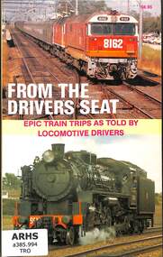 Book, Tronson, Mark, From the Driver's Seat, 1989