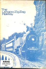 Book, The Zig Zag Railway Co-op Ltd, The Lithgow Zig Zag Railway 3rd edition, 1976