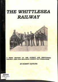 Book, Aquilina, Robert, The Whittlesea Railway, 1999