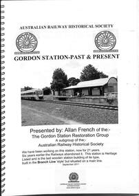 Book, French, Allan, Gordon Station - Past & Present, 2011