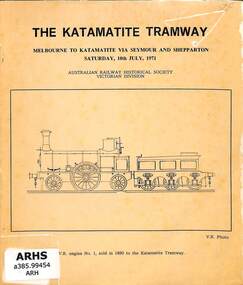 Booklet, Australian Railway Historical Society (Victorian Division), The Katamatite Railway, 1971