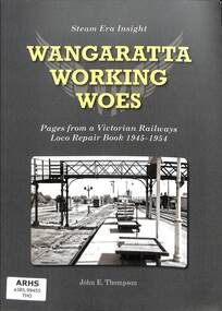 Book, Wangaratta Working Woes, 2018