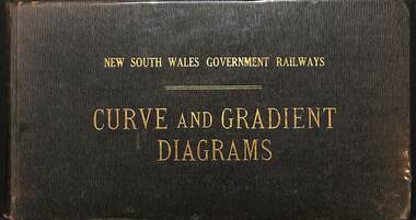 Book, New South Wales Government Railways, New South Wales Government Railways Curve and Gradient Diagrams, Prior to 1956