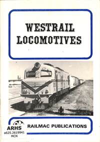 Book, McNicol, Steve, Westrail Locomotives, 1981