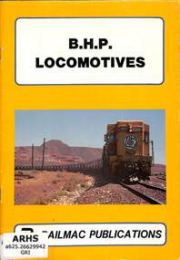 Book, Griffiths, David, B.H.P. Locomotives