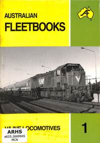 Book, Railmac Publications, Australian Fleetbook 1 - Vline Locomotives, 1992