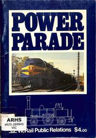 Book, Vicrail Public Relations, Power Parade Vicrail Public Relations, 1981