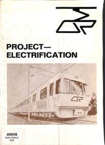 Book, Queensland Government Railways, Project - Electrification QR, 1977