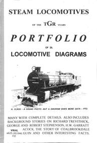 Book, Fieldhouse, R, Steam Locomotives of the TGR Years Portfolio of 25 Locomotive Diagrams, 1996