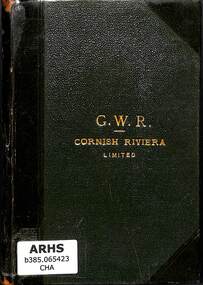 Book, Chapman, W.G, G.W.R. Cornish Riviera Limited, 1923