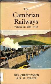 Book, Christiansen, Rex et al, The Cambrian Railways Volume 2: 1889-1968