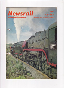 Journal - Newsrail July 1974, Unattributed, To Serviceton in 1939. Warrnambool races, 1974