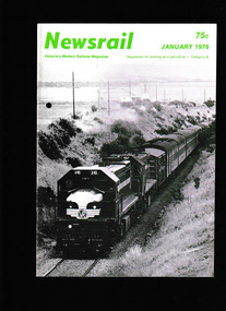 Journal - Newsrail January 1976, Unattributed, Bungaree Racecourse Branch. ARHS Euroa tour, 1973