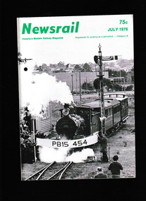 Journal - Newsrail July 1976, Unattributed, Flinders St E Signal-control centre. Reminisces, 1973