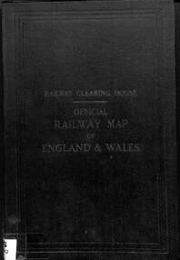 Book, Railway Clearing House, Railway Clearing House Official Railway Map of England & Wales, 1947