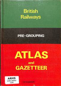 Book, Ian Allan Ltd, British Railways Pre-Grouping Atlas and Gazetteer, 1980