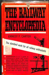 Book, Carter, Ernest F, The Railway Encyclopedia, 1963