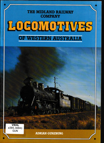 Book, Light Railway Research Society of Australia, Midland railway company locomotives of Western Australia, 1989