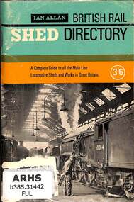 Book, Fuller, Aiden L.F, British Rail Shed Directory, 1966