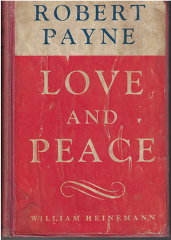 Hardcover book with read and white cover.