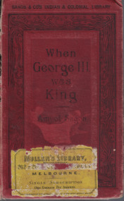 Historical novel.