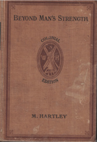 Book - Novel, Beyond man's strength, 1909