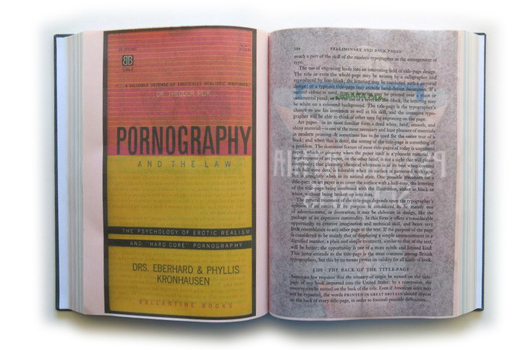 The Country Justice open to a page featuring the the words pornography and the law