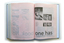 The Country Justice open to a page featuring an image of bottles with the words one has 