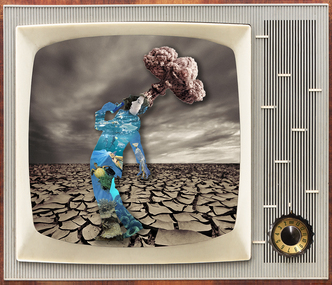Figurative collage.
