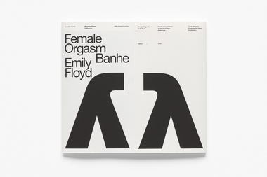 Photo of the front of the artist book