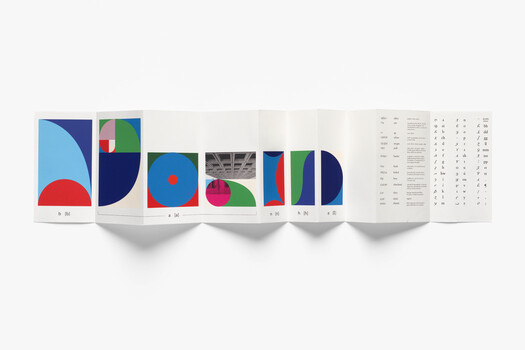 Photo of the inside of the artist book